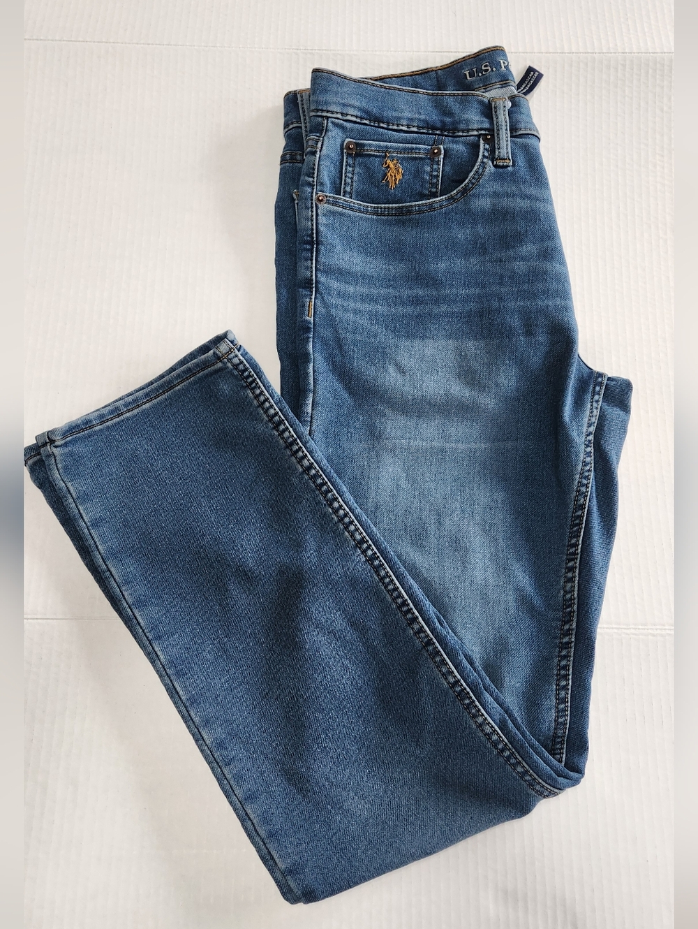 U.S. Polo Assn. Men's Medium Blue Straight Jeans Size 30x30